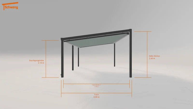 #DE Schweng Terrassenüberdachung S400 (ID 2qkzxj)