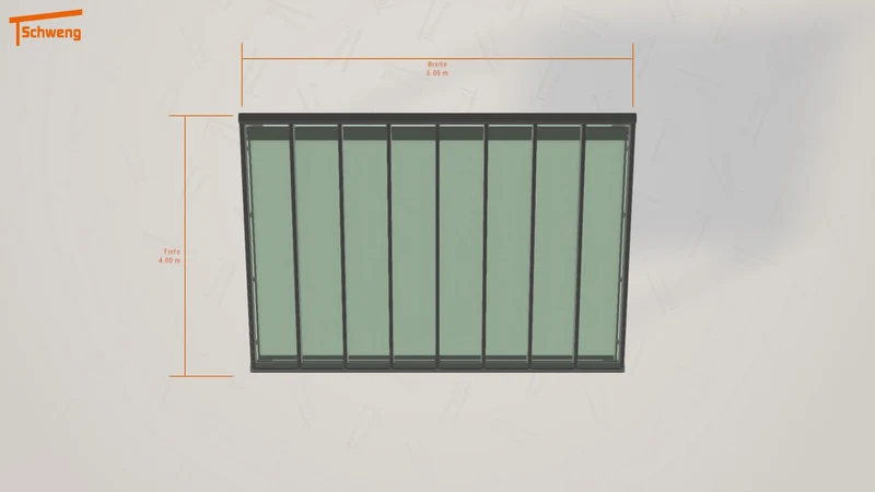 #DE Schweng Terrassenüberdachung S400 (ID 2qkzxj)