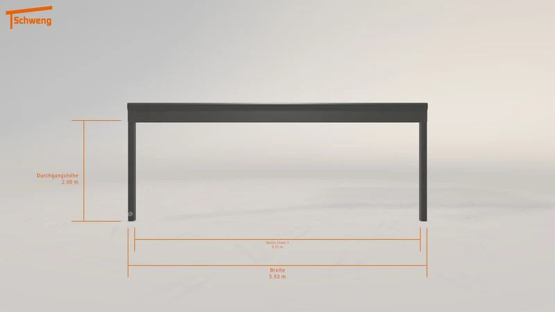 #DE Schweng Terrassenüberdachung S400 (ID 9w5kp9)