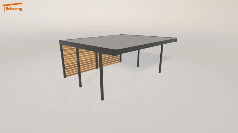 #DE Schweng Flachdachcarport C600+ (ID 2qkrnr) #MTG