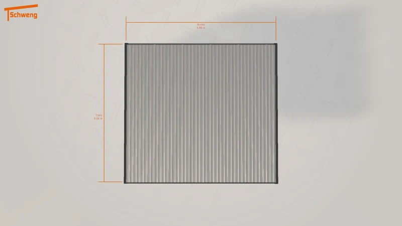 #DE Schweng Flachdachcarport C600+ (ID 2qkrnr) #MTG