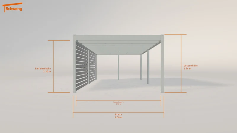 #AT Schweng Flachdachcarport C600 (ID dv8pby) #MTG