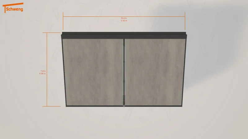 #DE Schweng Terrassenüberdachung S400 (ID 42kd4m)