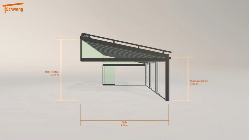 #DE Schweng Terrassenüberdachung S400 (ID jjn5qm)