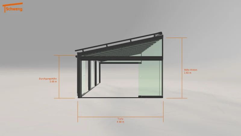 #DE Schweng Terrassenüberdachung S400 (ID jjn5qm)