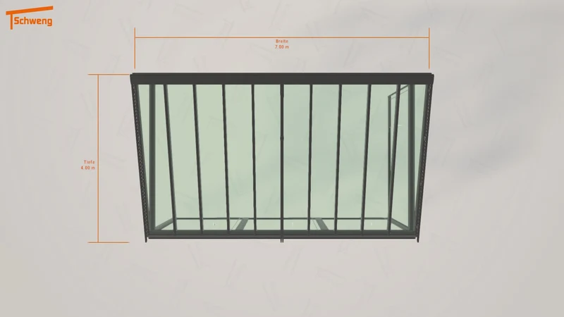 #DE Schweng Terrassenüberdachung S400 (ID jjn5qm)