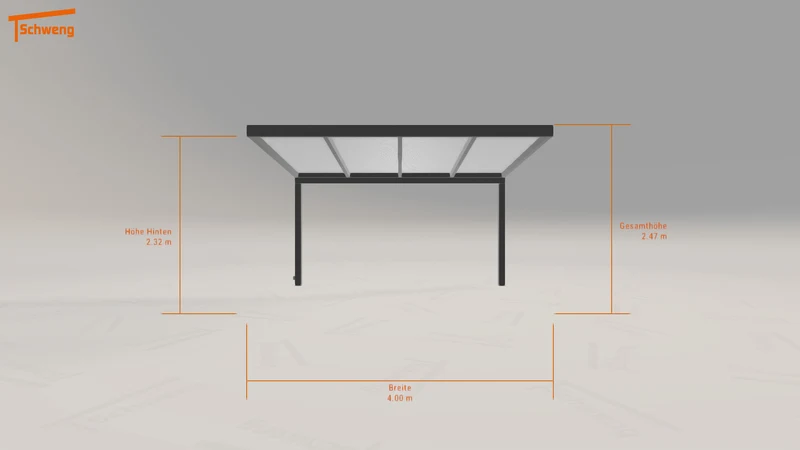 #DE Schweng Terrassenüberdachung S350 (ID v4pn37)