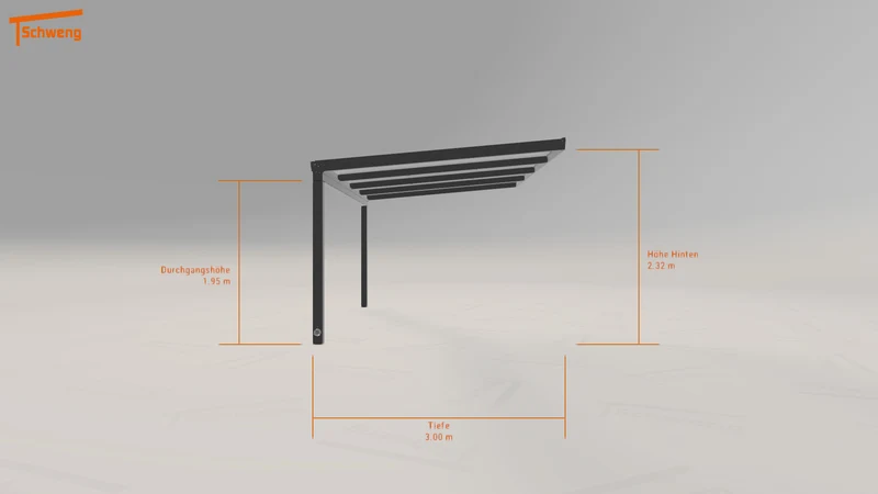 #DE Schweng Terrassenüberdachung S350 (ID v4pn37)