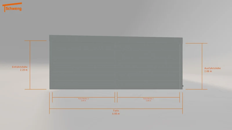 #DE Schweng Flachdachcarport C600 (ID 42g9jm) #MTG