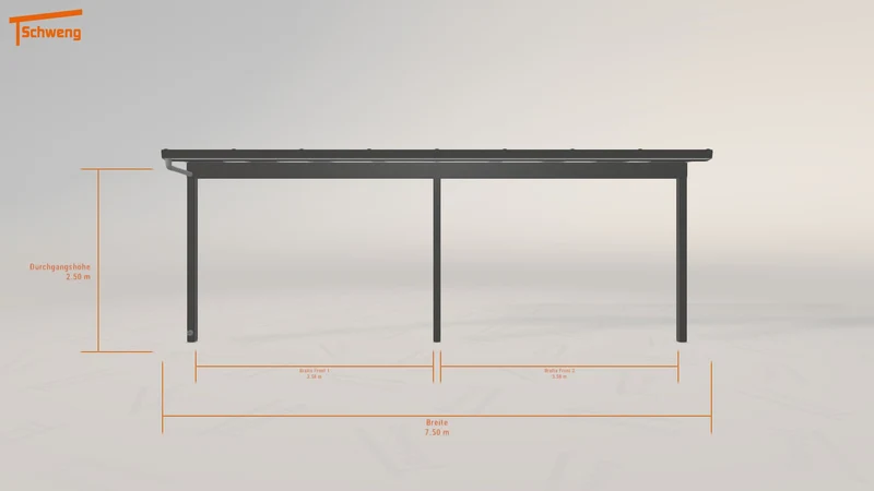 #DE Schweng Pultdachcarport S350 (ID 85rz5n) #MTG