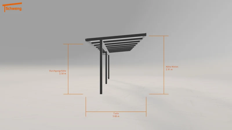 #DE Schweng Pultdachcarport S350 (ID 85rz5n) #MTG