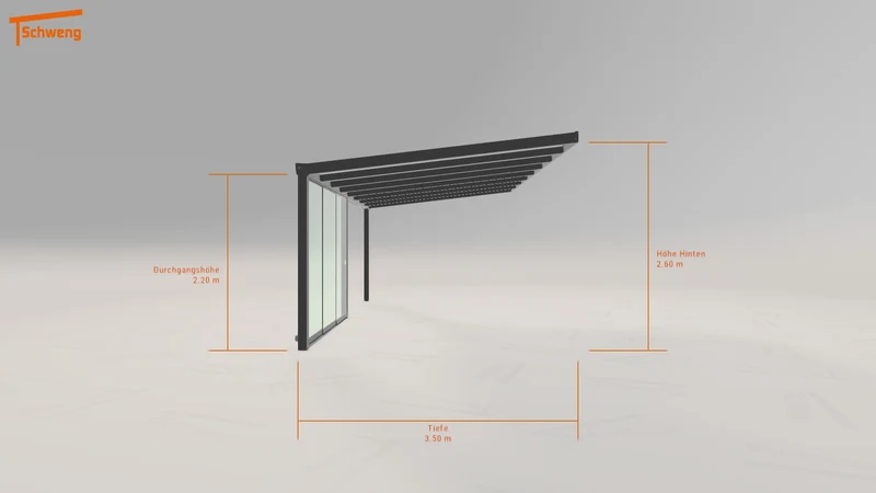 #CH Schweng Terrassenüberdachung S400 (ID mjqbpw)
