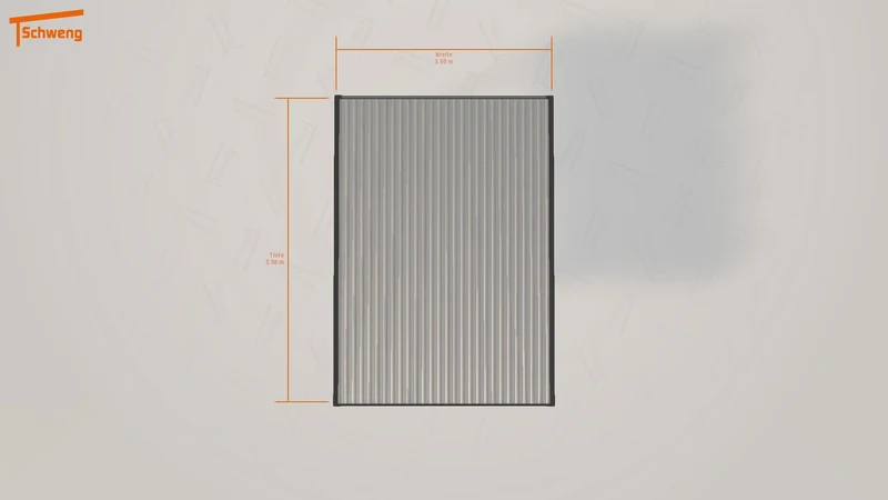 #DE Schweng Flachdachcarport C600 (ID w3p92v)