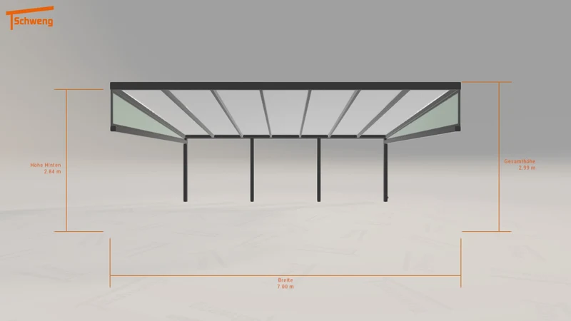 #DE Schweng Pultdachcarport S400 (ID 2qkp9w)