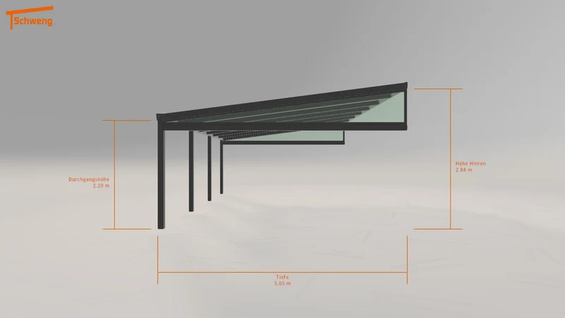 #DE Schweng Pultdachcarport S400 (ID 2qkp9w)