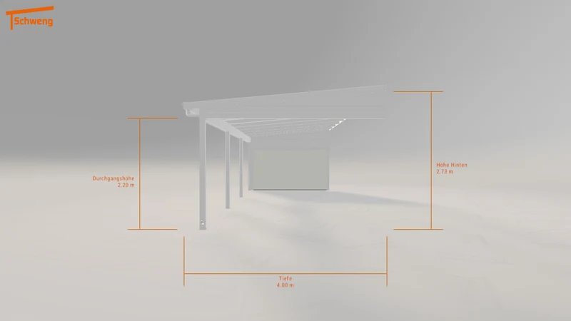 #DE Schweng Pultdachcarport S400 (ID ygkdmv) #MTG