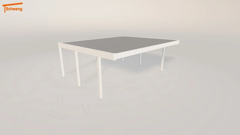 #DE Schweng Flachdachcarport C600 (ID 5mg45v) #MTG