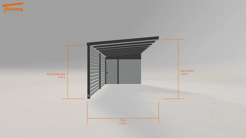 #DE Schweng Pultdachcarport S350 (ID 42k8gz) #MTG