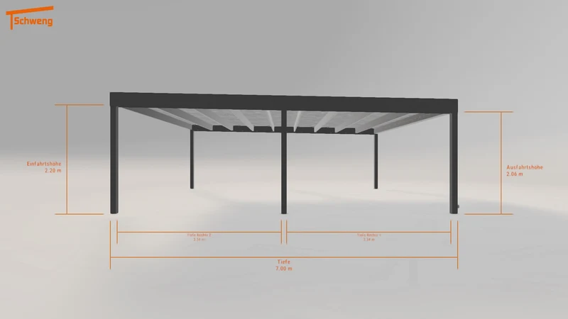 #DE Schweng Flachdachcarport C600 (ID rjkb35) #MTG