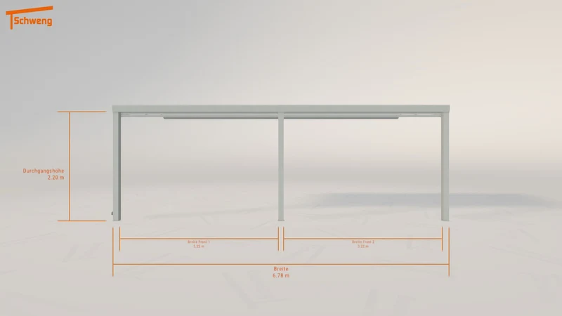 #AT Schweng Terrassenüberdachung S400 (ID qd3p5v)