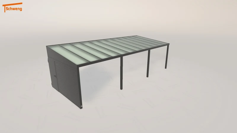 #DE Schweng Pultdachcarport S400 (ID dvw722) #MTG