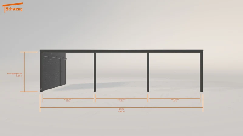 #DE Schweng Pultdachcarport S400 (ID dvw722) #MTG