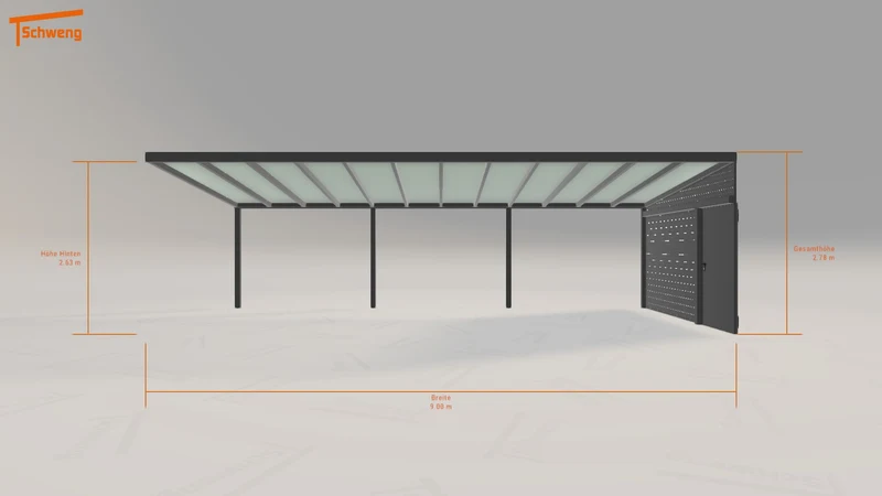 #DE Schweng Pultdachcarport S400 (ID dvw722) #MTG