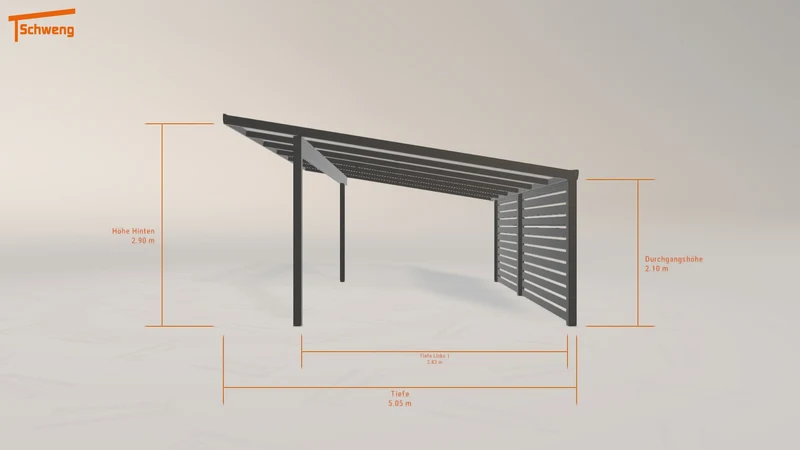 #DE Schweng Pultdachcarport S400 (ID x7kbq3) #MTG