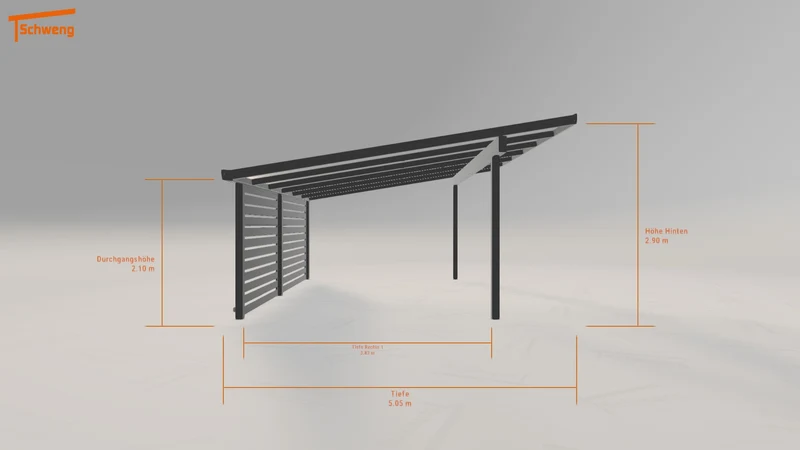 #DE Schweng Pultdachcarport S400 (ID x7kbq3) #MTG