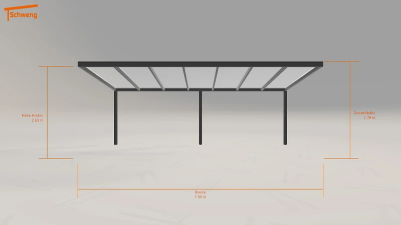 #DE Schweng Pultdachcarport S400 (ID 85rqrx) #MTG