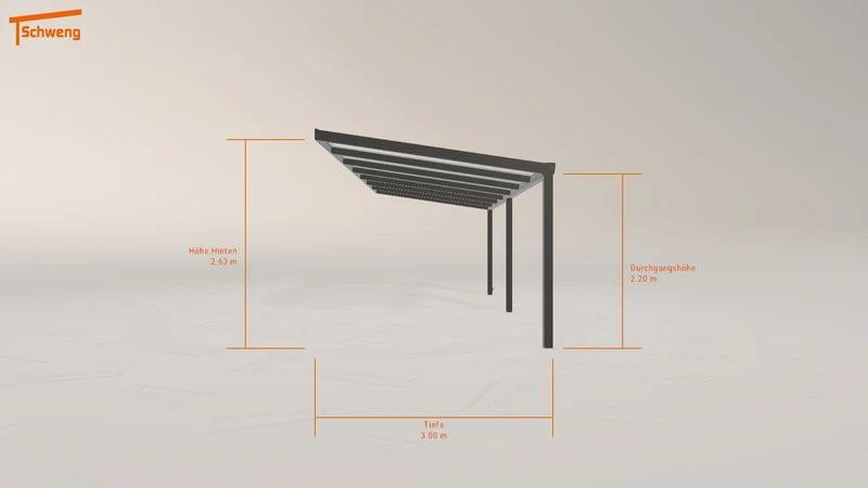 #DE Schweng Pultdachcarport S400 (ID 85rqrx) #MTG