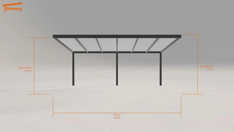 #DE Schweng Pultdachcarport S400 (ID 9wdj5q) #MTG