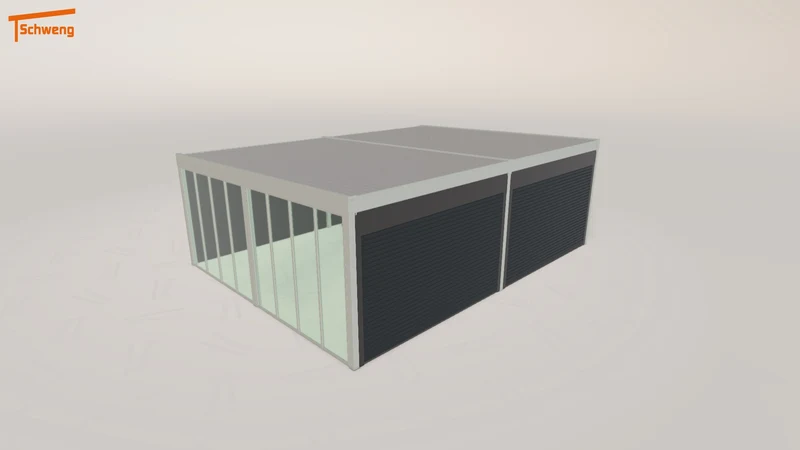 #DE Schweng Flachdachcarport C600 (ID pbdnkk) #MTG