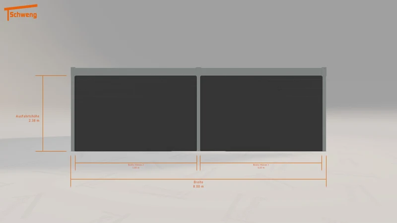#DE Schweng Flachdachcarport C600 (ID pbdnkk) #MTG