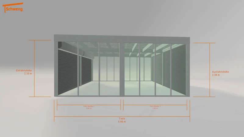 #DE Schweng Flachdachcarport C600 (ID pbdnkk) #MTG