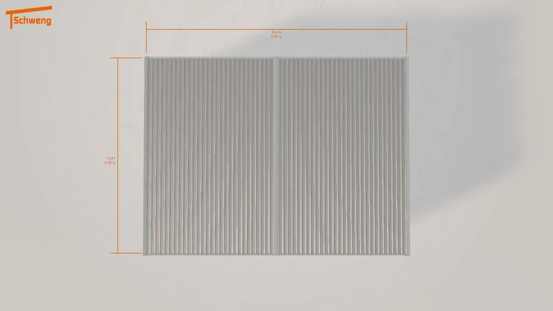 #DE Schweng Flachdachcarport C600 (ID pbdnkk) #MTG