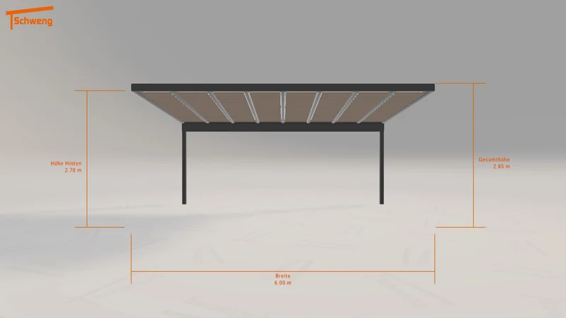#DE Schweng Terrassenüberdachung S400 (ID 2qkprj)