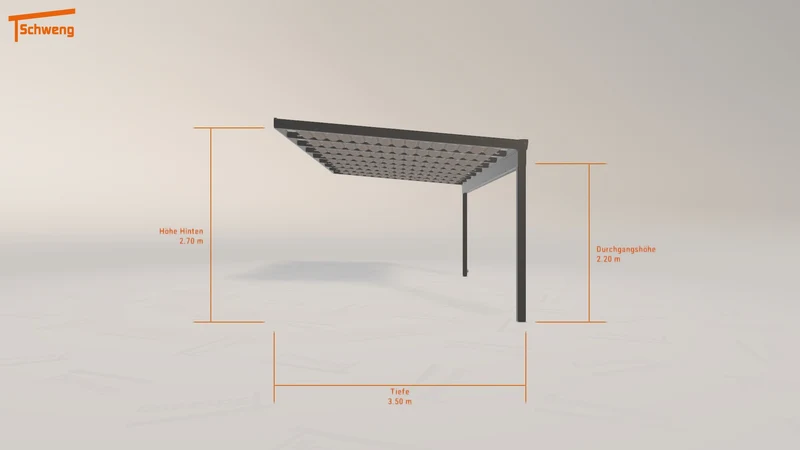 #DE Schweng Terrassenüberdachung S400 (ID 2qkprj)