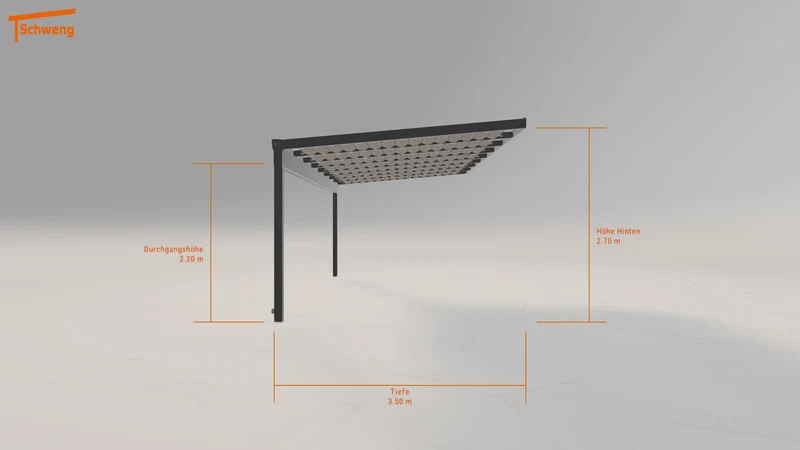 #DE Schweng Terrassenüberdachung S400 (ID 2qkprj)