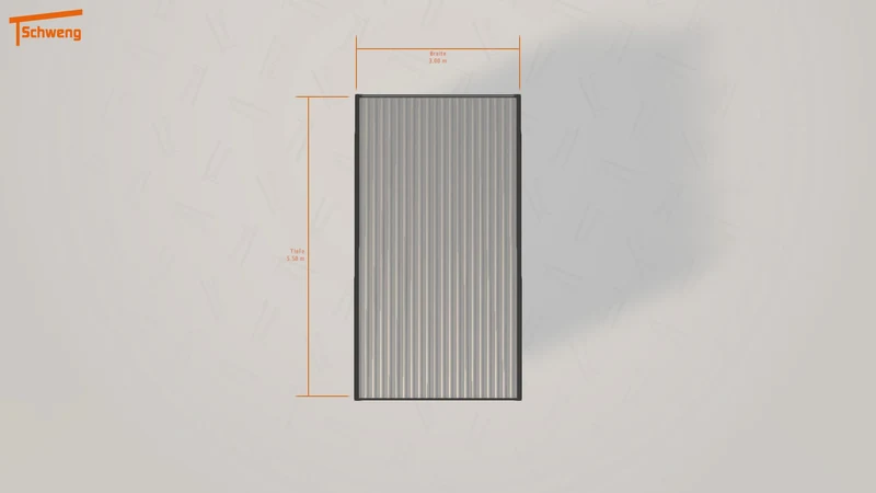 #DE Schweng Flachdachcarport C600 (ID dvwrgr)