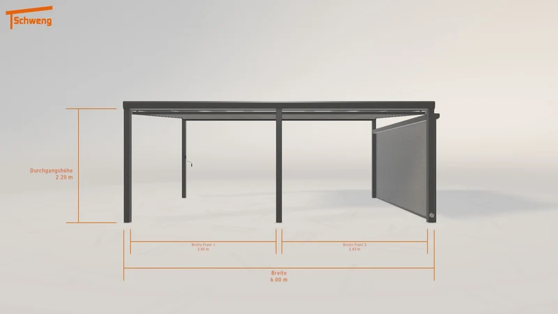 #DE Schweng Terrassenüberdachung S400 (ID dvwrxr)