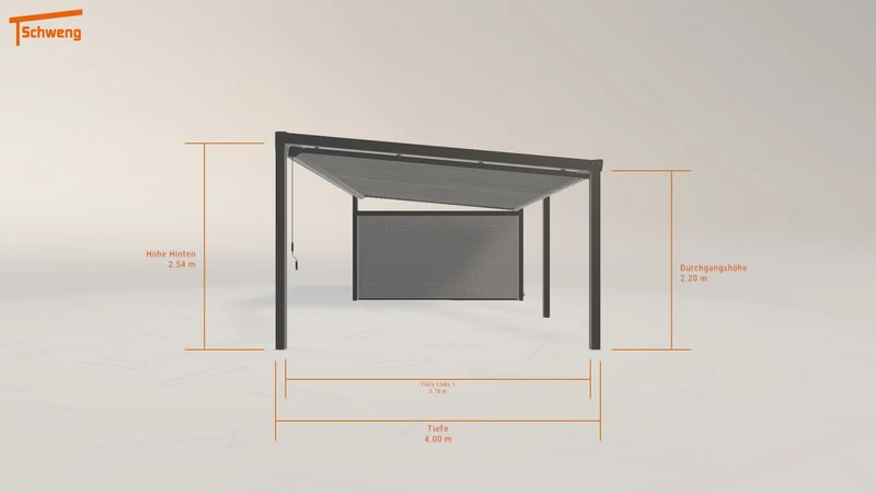 #DE Schweng Terrassenüberdachung S400 (ID dvwrxr)