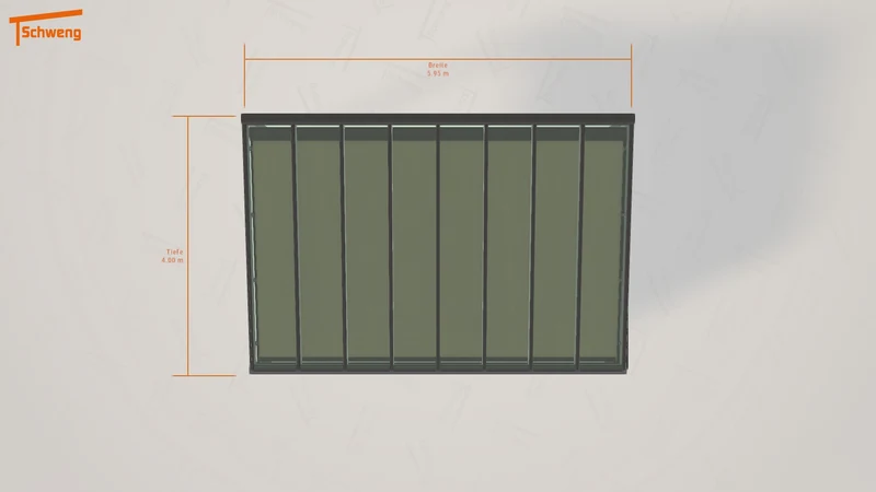 #DE Schweng Terrassenüberdachung S400 (ID 42g3b2)