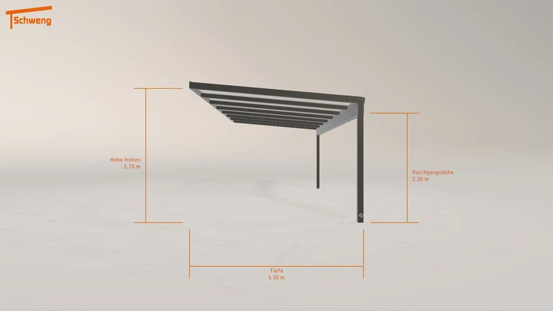#DE Schweng Pultdachcarport S350 (ID 5mdvk4) #MTG