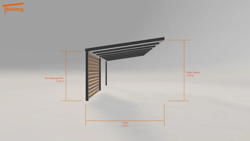 #DE Schweng Pultdachcarport S350 (ID 85ygmj) #MTG