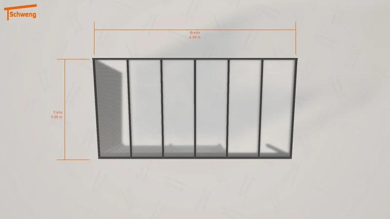 #DE Schweng Pultdachcarport S350 (ID 77gpmp)