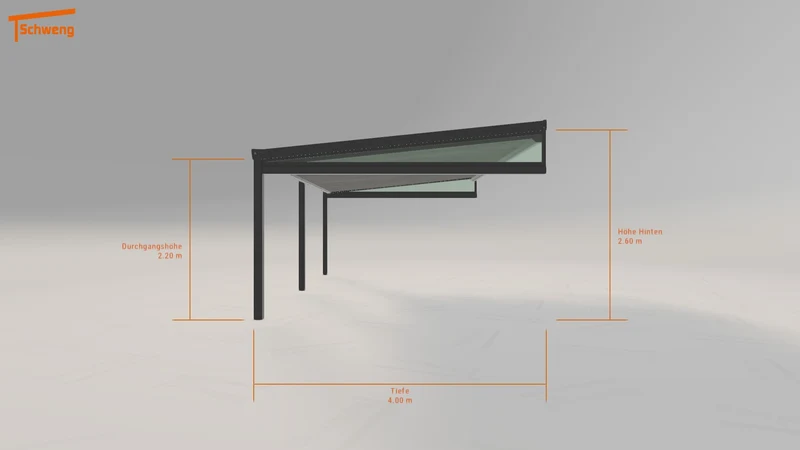 #DE Schweng Terrassenüberdachung S400 (ID jj3k3y)
