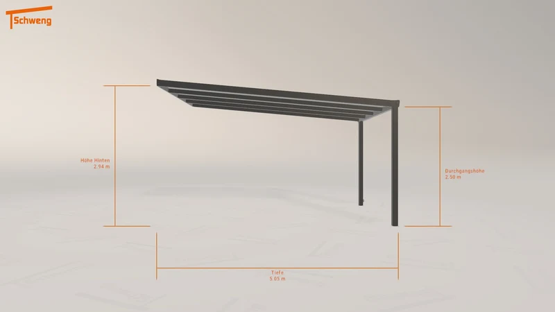 #DE Schweng Terrassenüberdachung S400 (ID k23k2d)