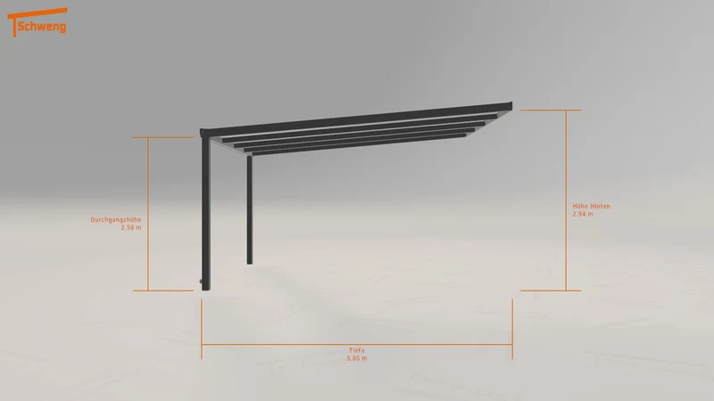 #DE Schweng Terrassenüberdachung S400 (ID k23k2d)