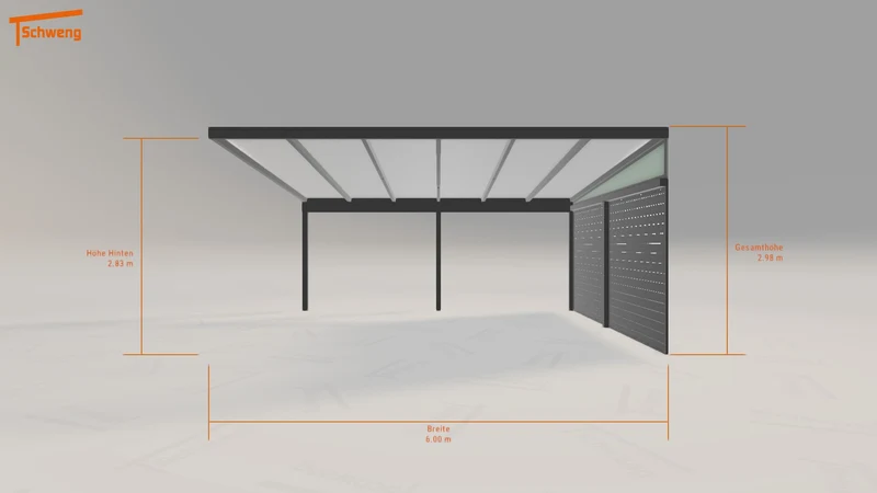 #AT Schweng Pultdachcarport S400 (ID 2qgqrb) #MTG